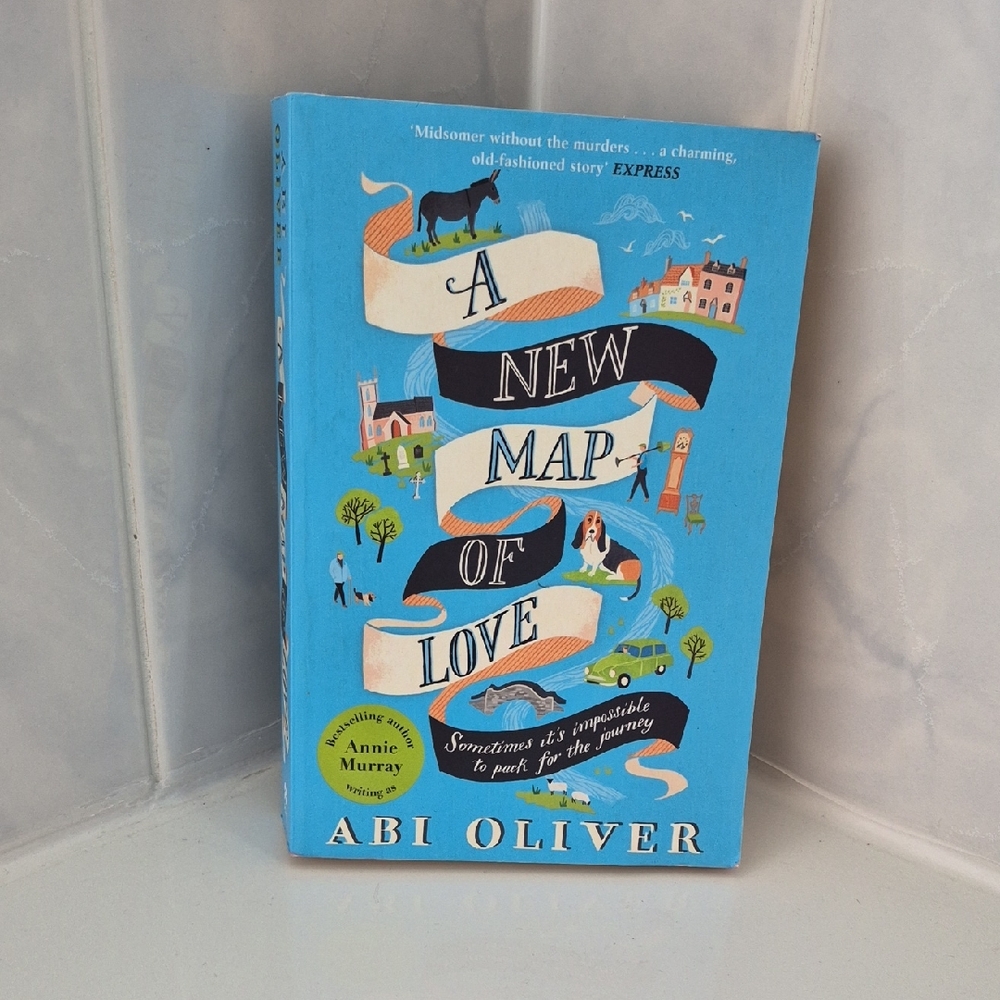A New Map of Love by Abi Oliver - Bright Blue Paperback